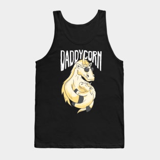 Daddycorn Unicorn Daddy Baby Fathers Day Tank Top